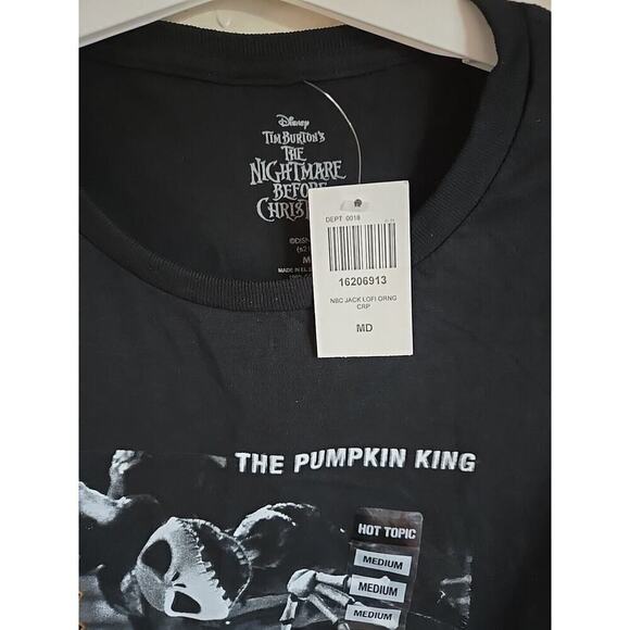 Nightmare Before Christmas Pumpkin King T-Shirt Disney Size Medium Black - Picture 3 of 7